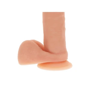 GET REAL - SILIKONOWY DILDO 20,5 CM W KULKACH SKORA